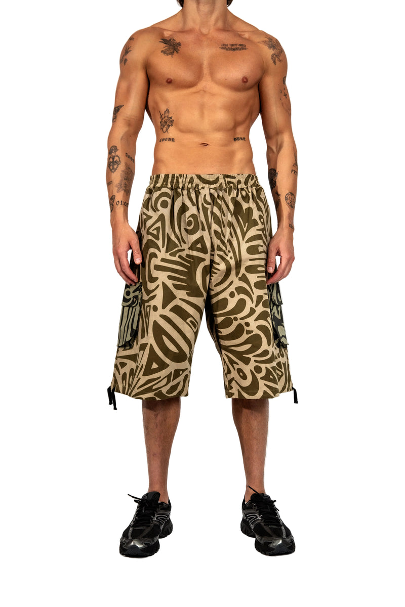 Charcoal Bagus Shorts | BAM-BAM Streetwear