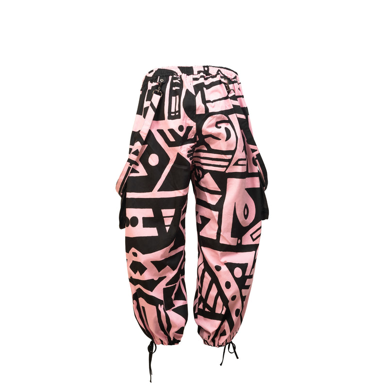 PINK & BLACK BAGUS PANTS