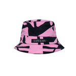 PINK & BLACK BUCKET HAT