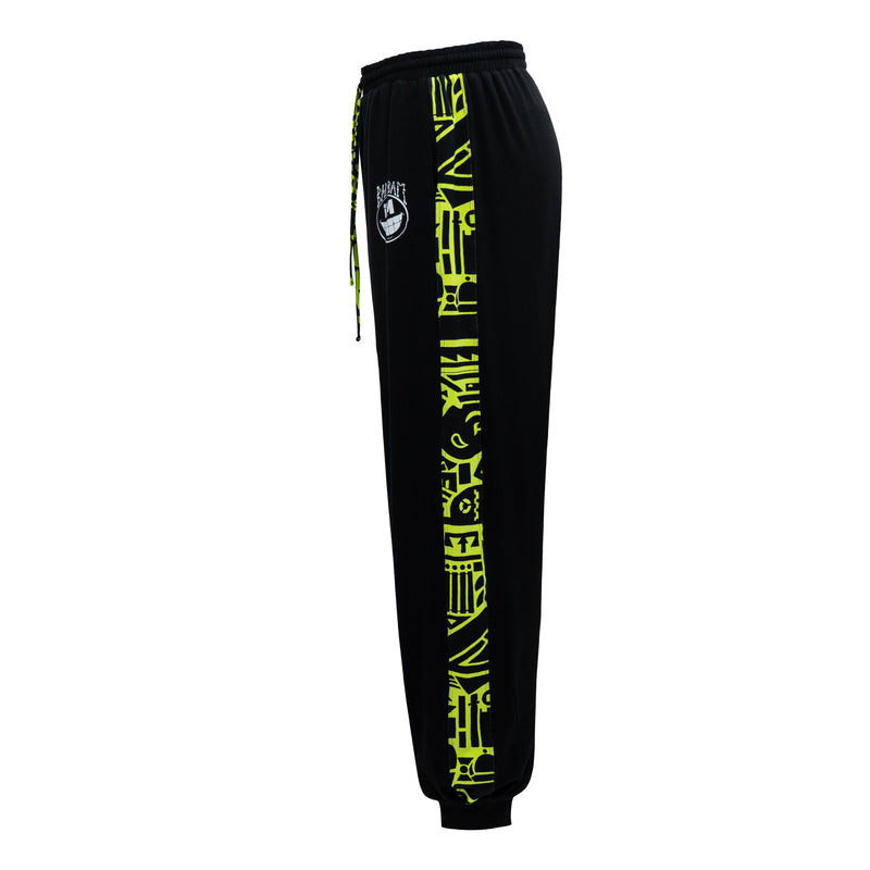 Green and Black Bamboo Trousers - Bam-Bam X Inja collab