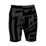 CHARCOAL & BLACK SPORTS SHORTS