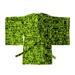 Green and Black Kimono