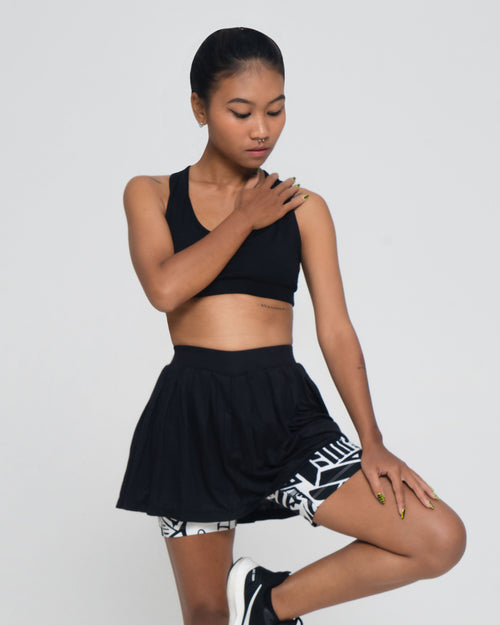 BLACK SKORT