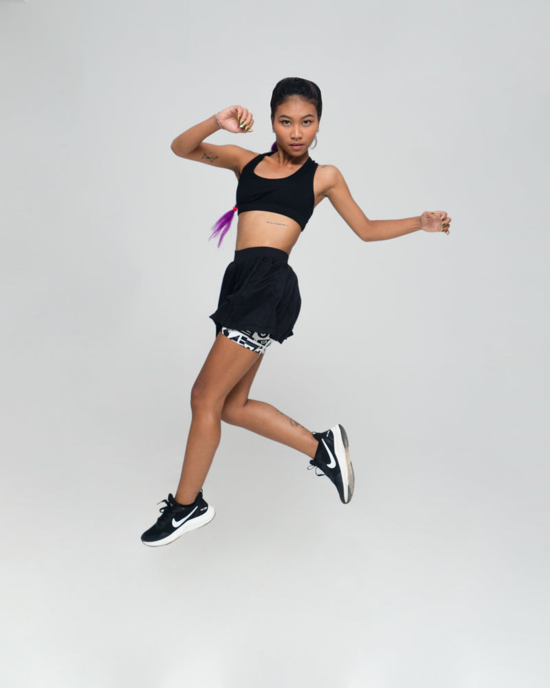 BLACK SKORT
