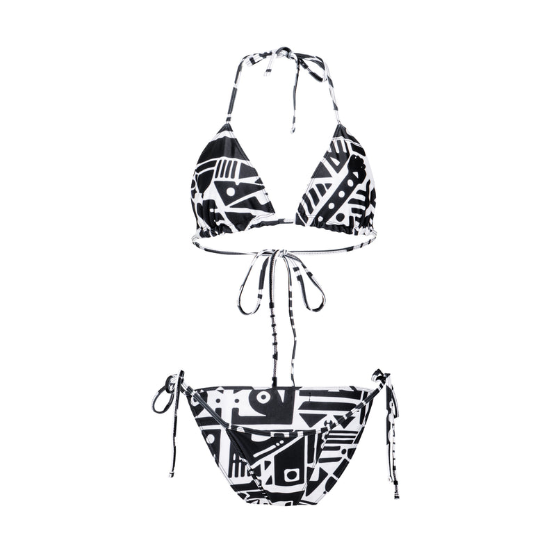 B&W BIKINI - MADE FROM RECYCLED PLASTIC