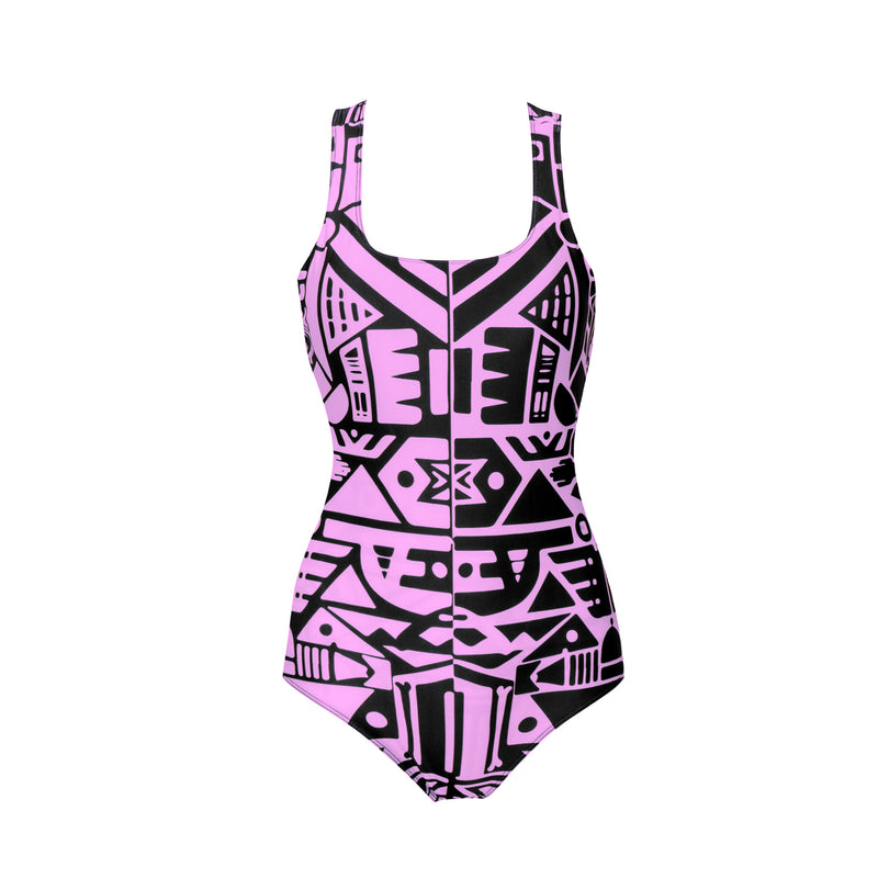 PINK SWIMSUIT - MADE FROM RECYCLED PLASTIC