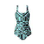 TURQUOISE SWIMSUIT - MADE FROM RECYCLED PLASTIC