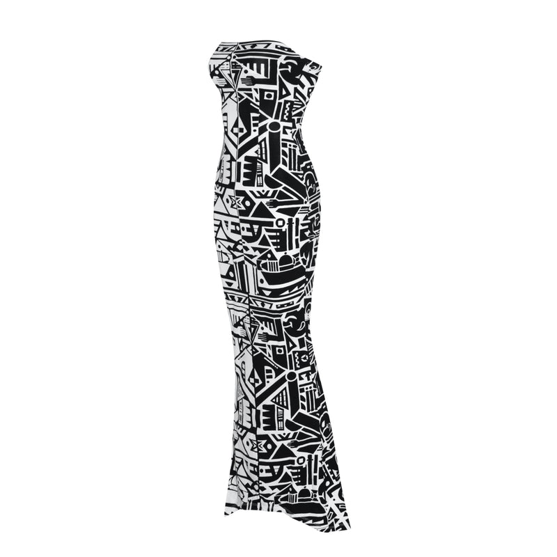 B&W PEJUANG TUBE DRESS