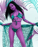 TURQUOISE BIKINI - MADE FROM RECYCLED PLASTIC