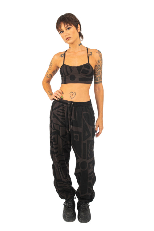 CHARCOAL TRACKSUIT TROUSERS
