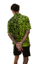 Green Pejuang Cotton-modal Button Shirt