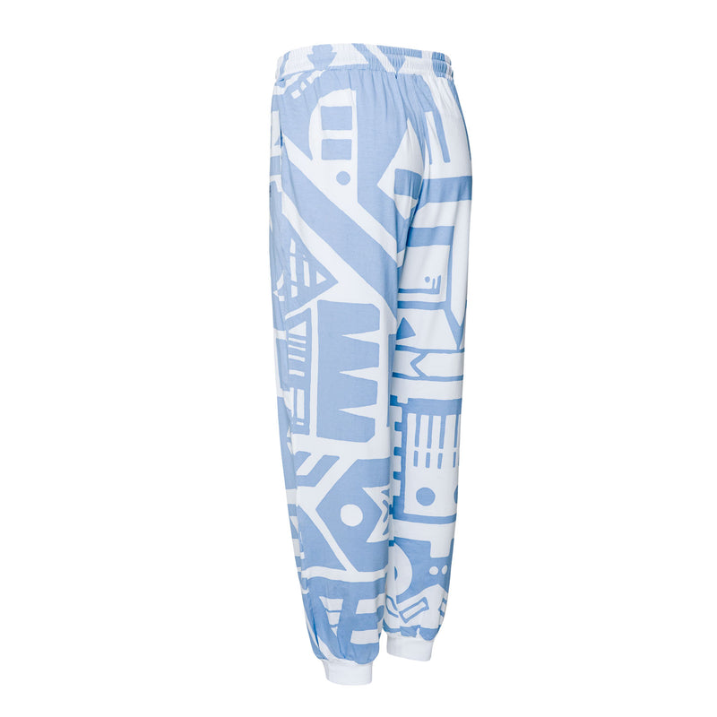 Ice Blue Bamboo Trousers