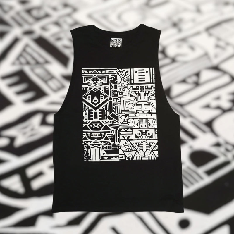 AR BLACK VEST (AUGMENTED REALITY ANIMATION ACTIVATED DESIGN)