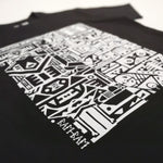 AR BLACK T-SHIRT (AUGMENTED REALITY ANIMATION ACTIVATED)